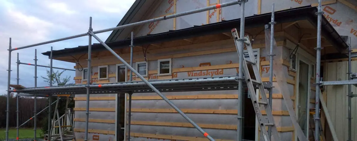 Fasadrenovering fasadbyte Byggservice i Sjövik